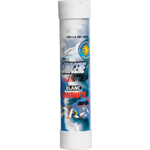 33043 - TUBE FUMIGÈNE À FROTTOIR 1MN BLANC