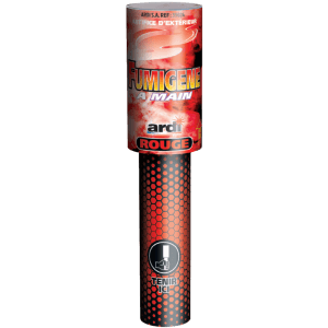 33024 - FUMIGÈNE À MAIN ROUGE 45sec