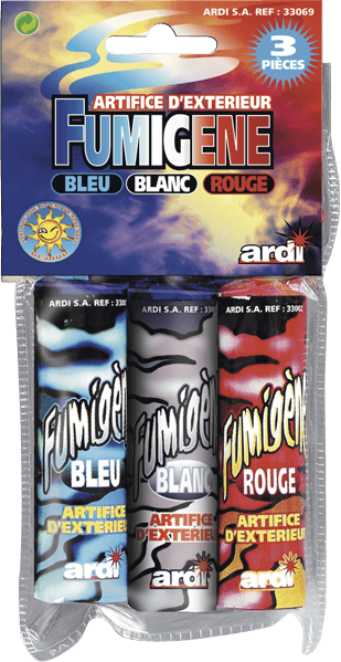 FUMIGÈNES BLEU BLANC ROUGE