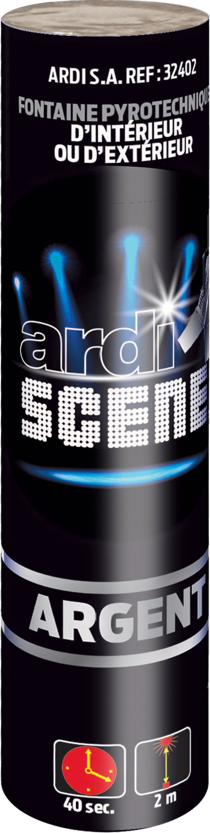 JET DE SCÈNE 2M 40S ARGENT