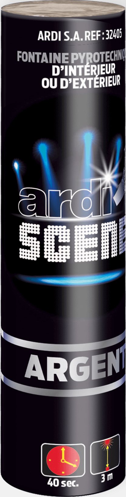 JET DE SCÈNE 3M 40S ARGENT