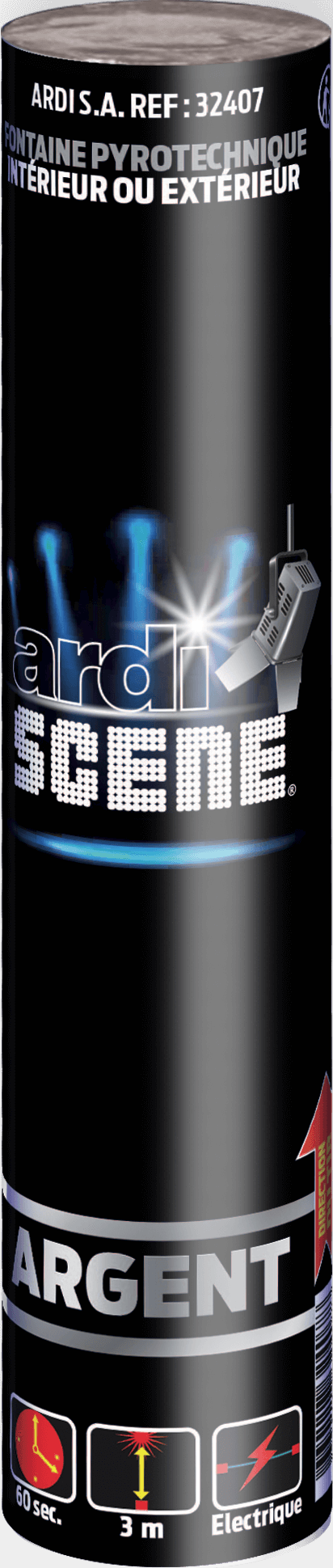 JET DE SCÈNE 3M 60S ARGENT