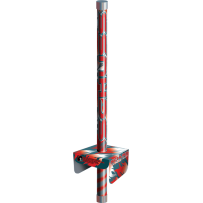 30012 - TORCHE À MAIN SCHUSS ROUGE 10MN AVEC FROTTOIR