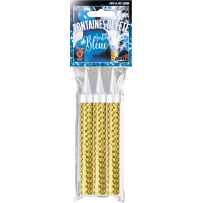 32169 - SACHET DE 3 FONTAINES 120MM GERBE BLEUE