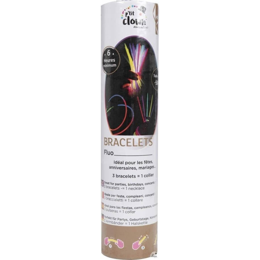 14650 - 50 Bracelets fluorescents