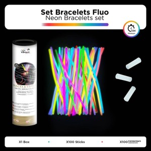 14700 - 100 Bracelets fluorescents