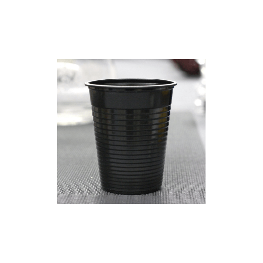 30 GOBELLETS NOIR 25CL - La Boutique De L'artificier