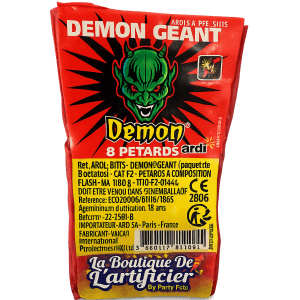 81115 - 8 PETARDS DEMON GEANT BISON 0