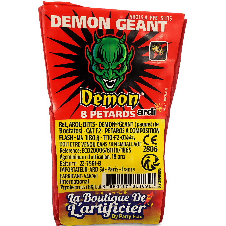 81115 - 8 PETARDS DEMON GEANT BISON 0