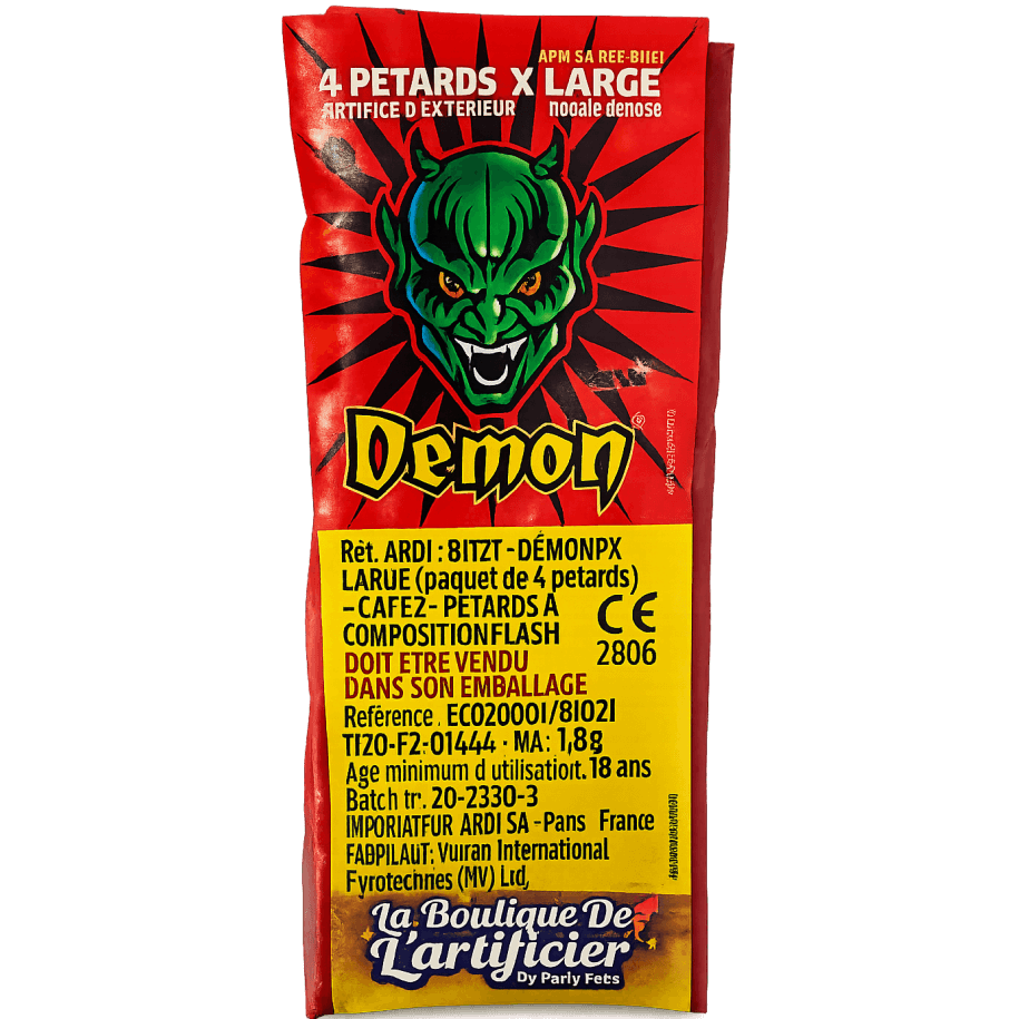 81121 - 4 DÉMON X-LARGE