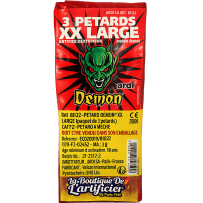 81122 - 3 PETARDS DEMON XXL