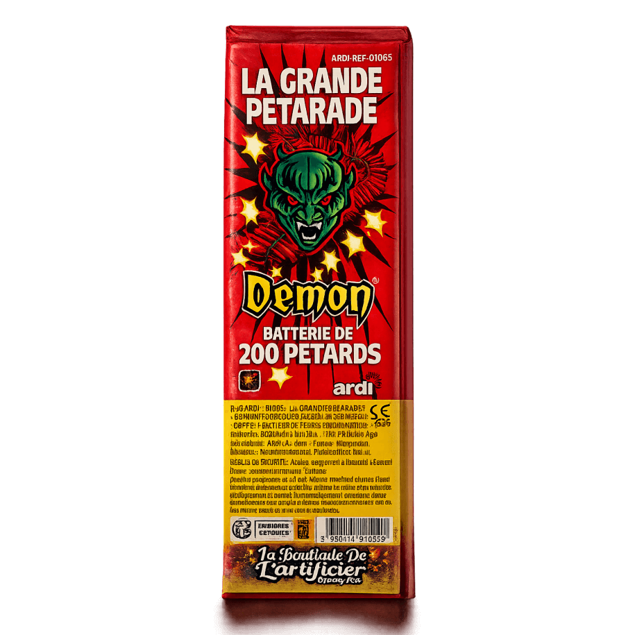 81055 - PÉTARD DÉMON LA GRANDE PÉTARADE 200 COUPS
