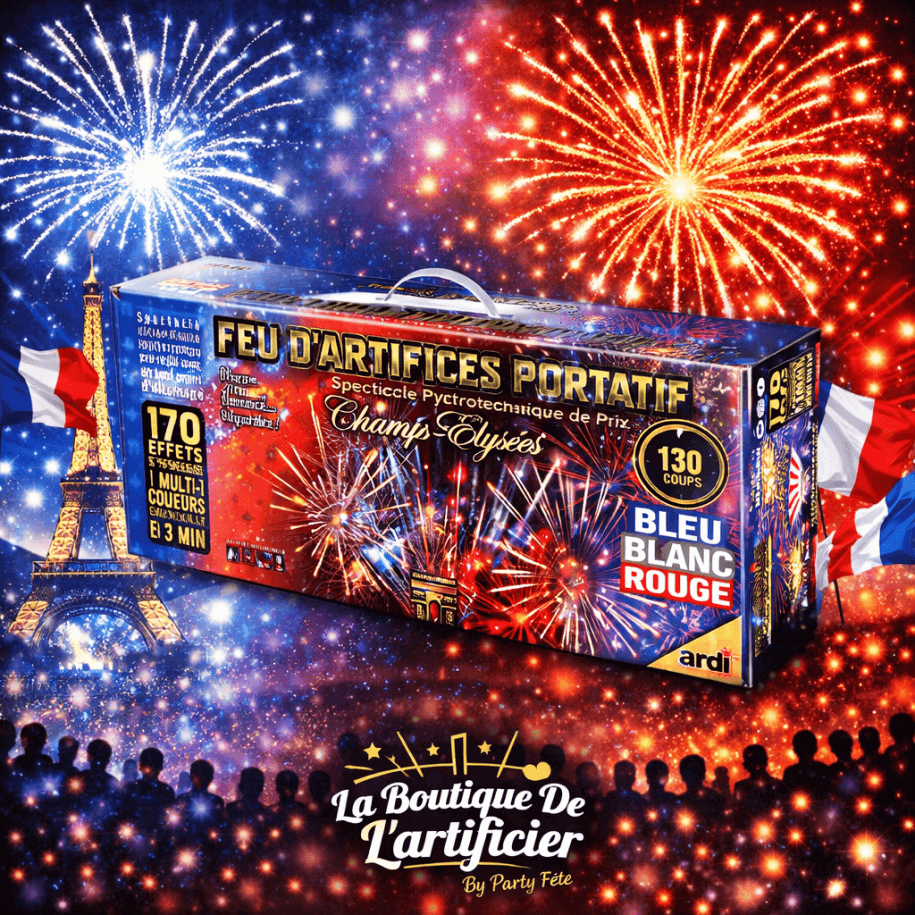 22522LPF - CHAMPS-ÉLYSÉES BLEU BLANC ROUGE 1mn30