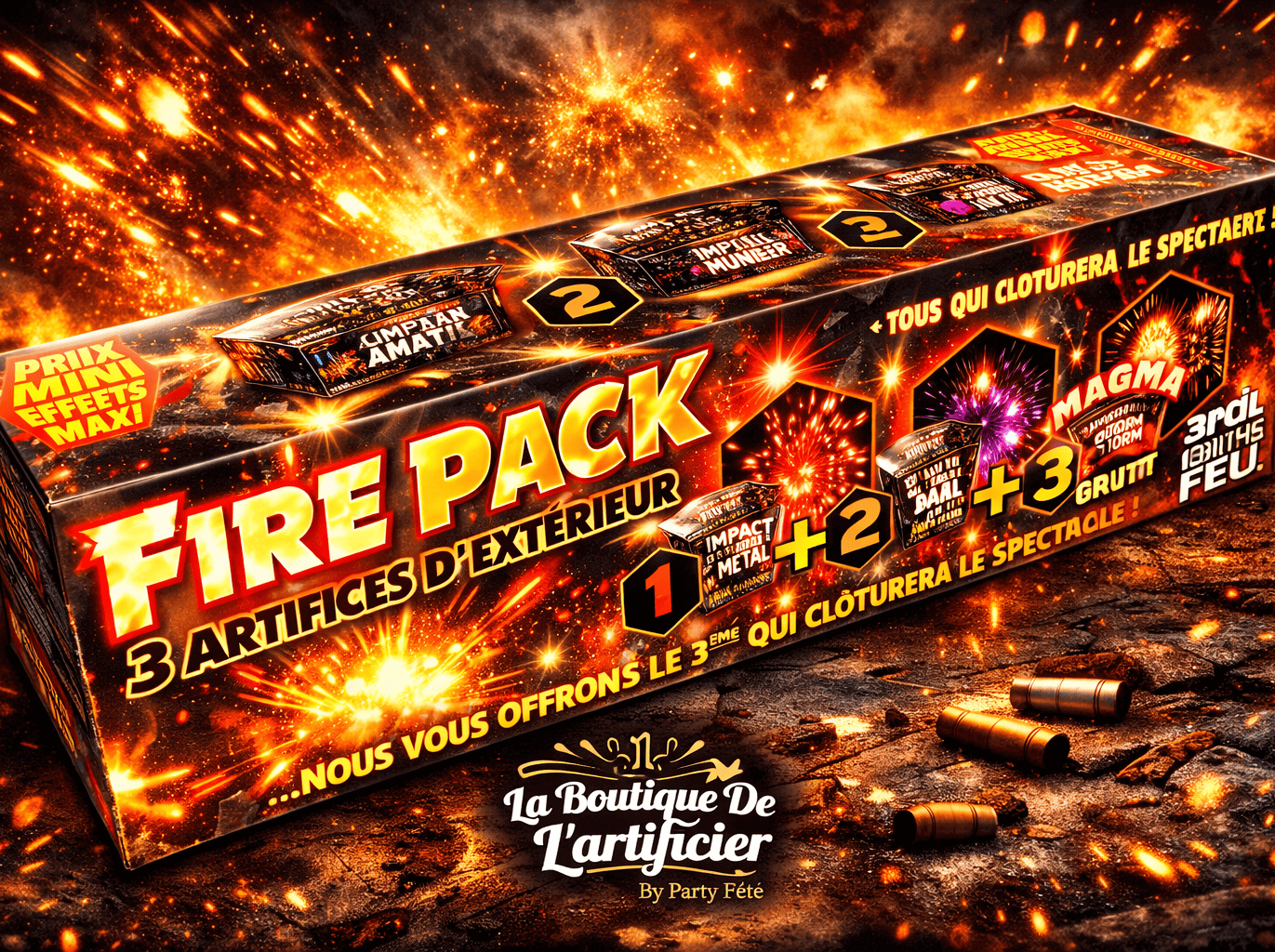 COMPACT FIRE PACK 3 EN 1