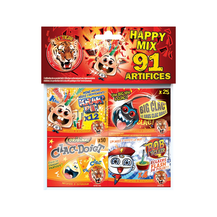 P159960 - HAPPY MIX – 4 Best Sellers Le Tigre en Assortiment F1