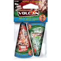 P151589 - Duo de Petits Volcans Double Effets – Rouge et Vert Crépitants F2