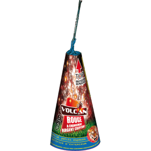 P151589 - Duo de Petits Volcans Double Effets – Rouge et Vert Crépitants F2