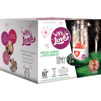 P154836 - With Love – Artifice en Forme de Cœur Étincelles Multicolores F2