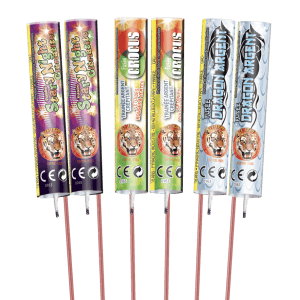 P154387 - Assortiment de 6 Fusées – Stary Night, Crocus et Dragon Argent F2