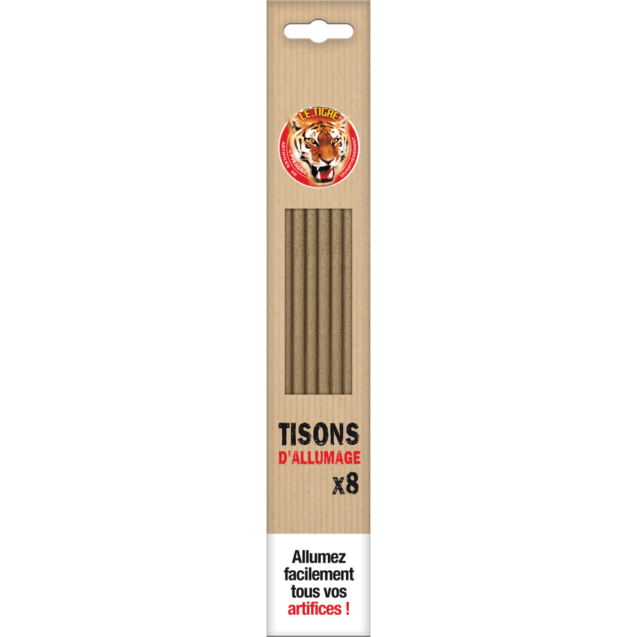 P167028 - Tison d’allumage – Allumage facile et combustion longue 20 à 25 minutes