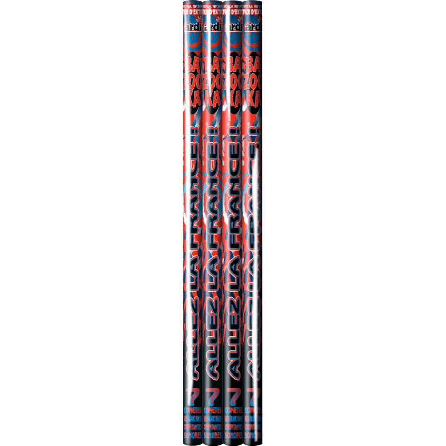 24084 - 4 CHANDELLES BAZOOKA ALLEZ LA FRANCE