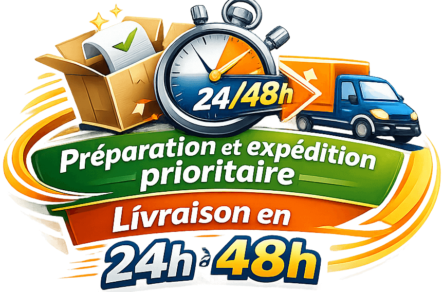 Préparation et expédition prioritaire